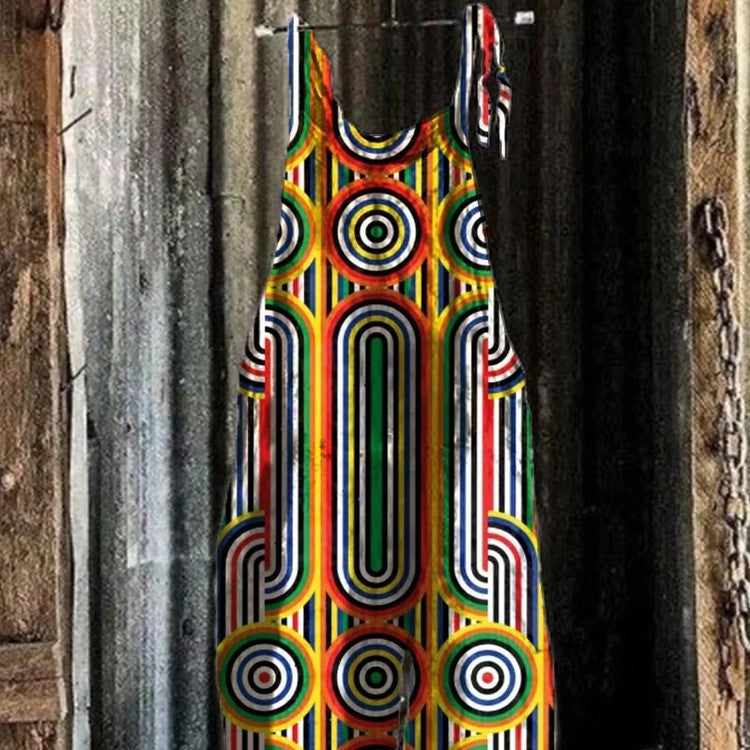 Salopette Vintage Printed Jumpsuit by auricci