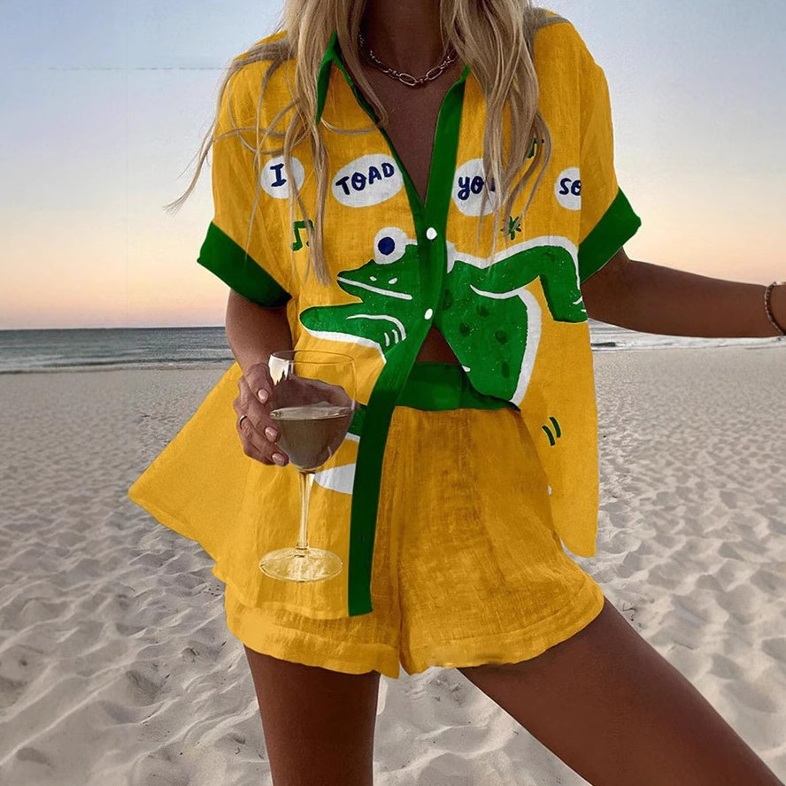 Stamped Linen Set by auricci