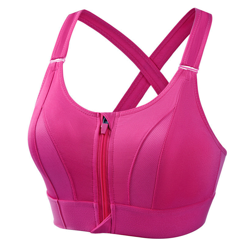 Daisy Zipper Sports Bra